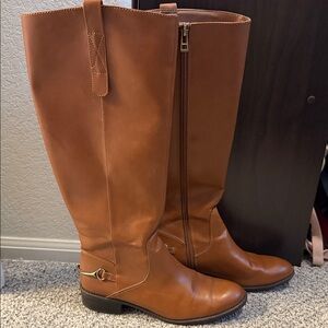 Sam & Libby Tan Riding Boots